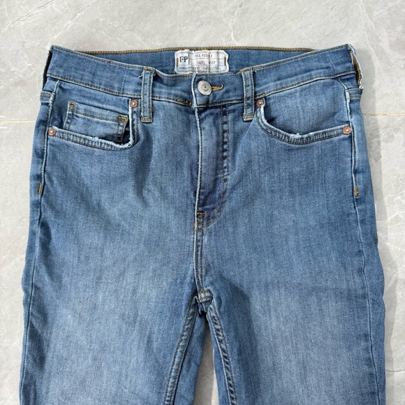 Women’s Free People Distressed High Rise Stretch Skinny Jeans 61855-16515125 - Picture 2 of 16